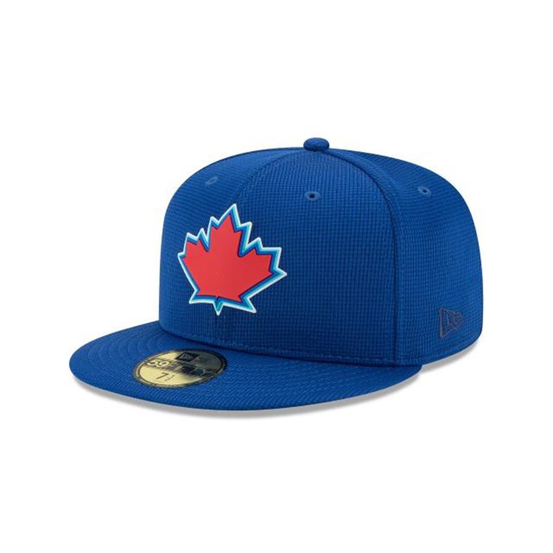 MLB Toronto Blue Jays Clubhouse Collection 59Fifty Fitted (GEO9367) - Blue New Era Caps